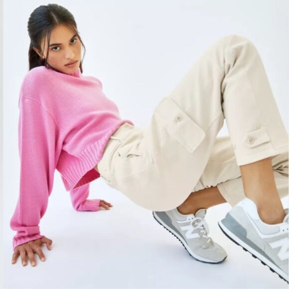 Wilfred Free Modern Cargo Pant Birch Beige Size 2 - Picture 2 of 13